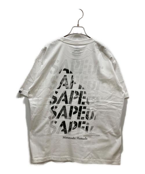 SAPEur（サプール）SAPEur (サプール) 浜田雅功 (ハマダマサトシ) プリントTシャツ ホワイト サイズ:SIZE L 未使用品の古着・服飾アイテム
