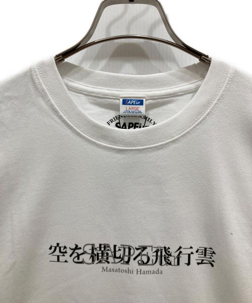 SAPEur（サプール）SAPEur (サプール) 浜田雅功 (ハマダマサトシ) プリントTシャツ ホワイト サイズ:SIZE L 未使用品の古着・服飾アイテム