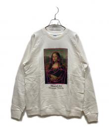 SAPEur×浜田雅功（サプール×ハマダマサトシ）の古着「モナリザプリントスウェット」｜アイボリー
