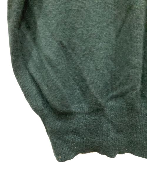 POLO RALPH LAUREN（ポロ・ラルフローレン）POLO RALPH LAUREN (ポロ・ラルフローレン) カシミヤニットポロ グリーン サイズ:SIZE Lの古着・服飾アイテム