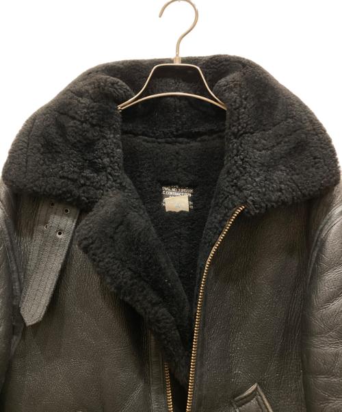 AVIREX（アヴィレックス）AVIREX (アヴィレックス) TYPE B-3 ムートンジャケット ブラック サイズ:SIZE 32の古着・服飾アイテム