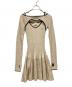 ANDMARY（アンドマリー）の古着「Nana cable flare mini dress」｜ベージュ