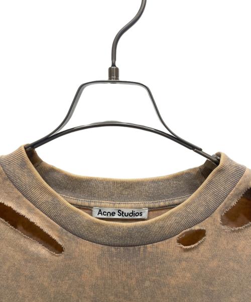 Acne studios（アクネ ストゥディオズ）ACNE STUDIOS (アクネ ストゥディオズ) ダメージ加工セットアップワンピース ベージュ サイズ:XLの古着・服飾アイテム