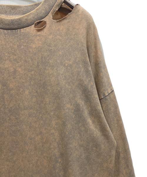 Acne studios（アクネ ストゥディオズ）ACNE STUDIOS (アクネ ストゥディオズ) ダメージ加工セットアップワンピース ベージュ サイズ:XLの古着・服飾アイテム