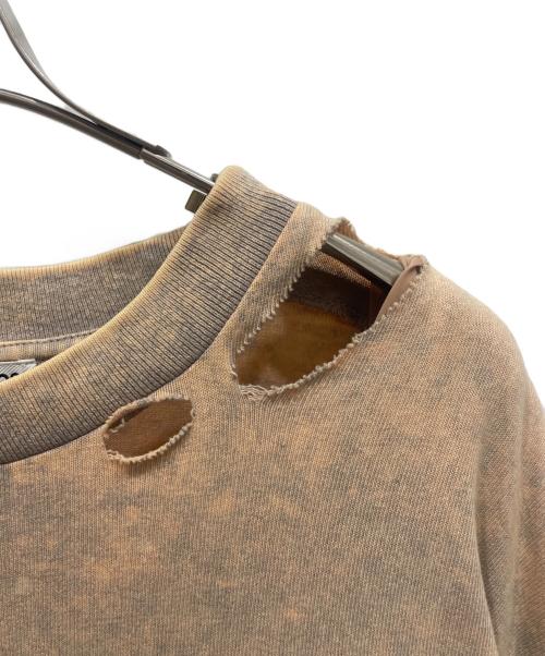 Acne studios（アクネ ストゥディオズ）ACNE STUDIOS (アクネ ストゥディオズ) ダメージ加工セットアップワンピース ベージュ サイズ:XLの古着・服飾アイテム