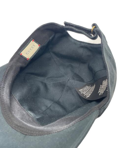 GUCCI（グッチ）GUCCI (グッチ) 刺繍キャップ グレー サイズ:Ⅼの古着・服飾アイテム