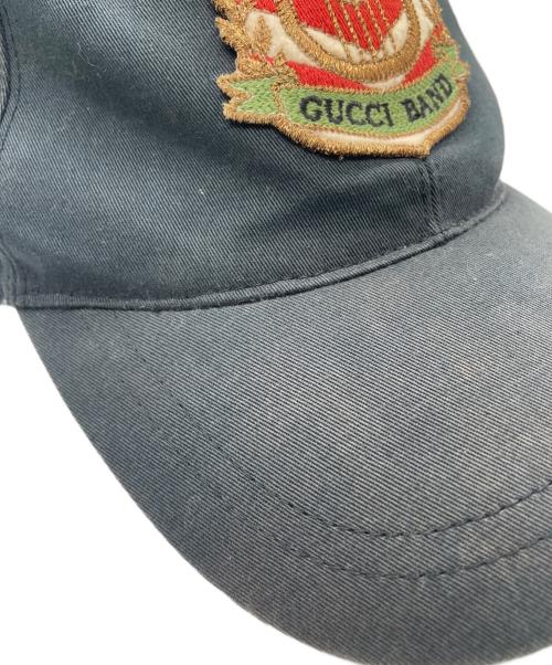 GUCCI（グッチ）GUCCI (グッチ) 刺繍キャップ グレー サイズ:Ⅼの古着・服飾アイテム
