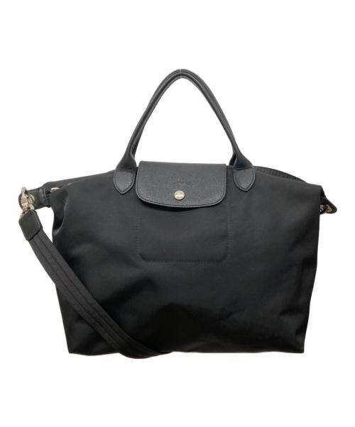 LONGCHAMP（ロンシャン）LONGCHAMP (ロンシャン) ルプリアージュ ネオ/ハンドバッグ ブラックの古着・服飾アイテム