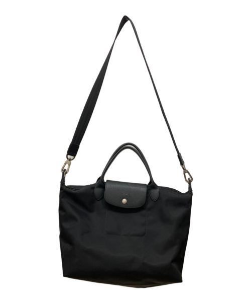 LONGCHAMP（ロンシャン）LONGCHAMP (ロンシャン) ルプリアージュ ネオ/ハンドバッグ ブラックの古着・服飾アイテム
