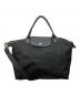 LONGCHAMP（ロンシャン）の古着「ルプリアージュ ネオ/ハンドバッグ」｜ブラック