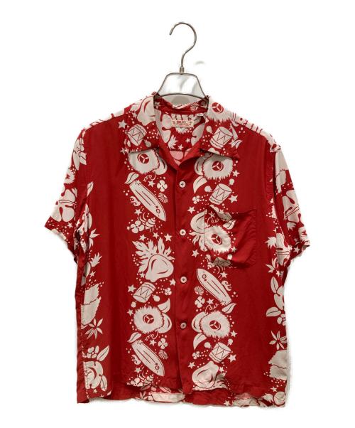 Sun Surf（サンサーフ）Sun Surf (サンサーフ) Aloha shirt “ISLAND DREAMS” レッド サイズ:SIZE Sの古着・服飾アイテム