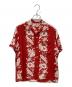 Sun Surf（サンサーフ）の古着「Aloha shirt “ISLAND DREAMS”」｜レッド