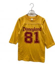 DISNEY（ディズニー）の古着「フットボールTシャツ」｜イエロー