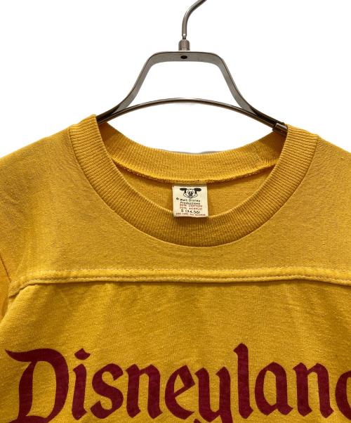DISNEY（ディズニー）Disney (ディズニー) フットボールTシャツ イエロー サイズ:SIZE Sの古着・服飾アイテム