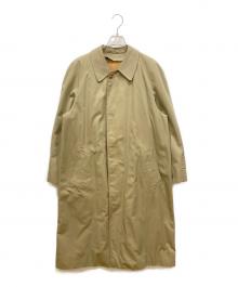 Aquascutum（アクアスキュータム）の古着「ライナー付ステンカラーコート」｜ベージュ