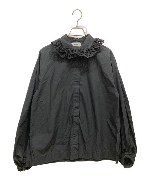 machatt（マチャット）machatt (マチャット) レースブラウス ブラック サイズ:SIZE Freeの古着・服飾アイテム