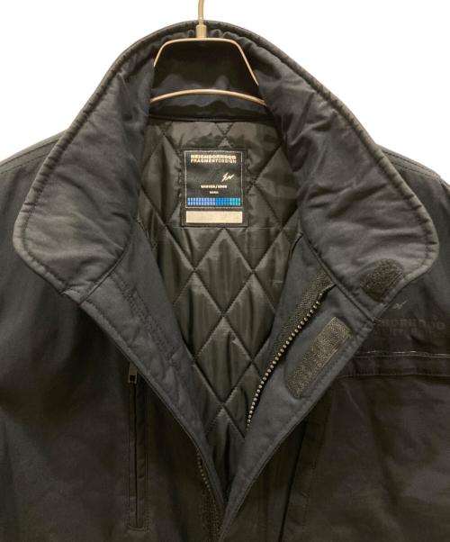 NEIGHBORHOOD（ネイバーフッド）NEIGHBORHOOD (ネイバーフッド) FRAGMENT DESIGN (フラグメントデザイン) 中綿ジャケット ブラック サイズ:SIZE Sの古着・服飾アイテム