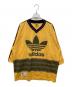 adidas（アディダス）の古着「ゲームシャツ」｜イエロー