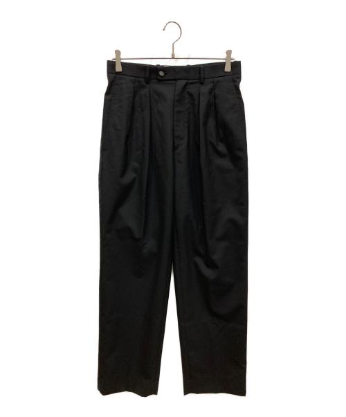 rue de seine（リュ ドゥ セーヌ）rue de seine (リュ ドゥ セーヌ) フレンチ 2タック スラックス ブラック サイズ:SIZE Sの古着・服飾アイテム