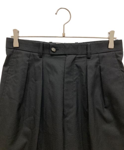 rue de seine（リュ ドゥ セーヌ）rue de seine (リュ ドゥ セーヌ) フレンチ 2タック スラックス ブラック サイズ:SIZE Sの古着・服飾アイテム