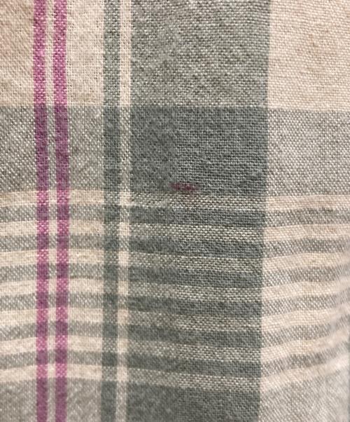 Engineered Garments（エンジニアド ガーメンツ）Engineered Garments (エンジニアド ガーメンツ) 長袖オープンカラーチェックシャツ ベージュ サイズ:SIZE Mの古着・服飾アイテム
