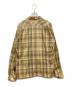 Engineered Garments (エンジニアド ガーメンツ) 長袖オープンカラーチェックシャツ ベージュ サイズ:SIZE M：7000円