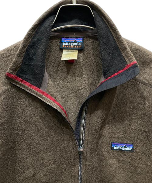 Patagonia（パタゴニア）Patagonia (パタゴニア) SYNCHILLA ハーフジップ フリースプルオーバー ブラウン サイズ:SIZE Sの古着・服飾アイテム