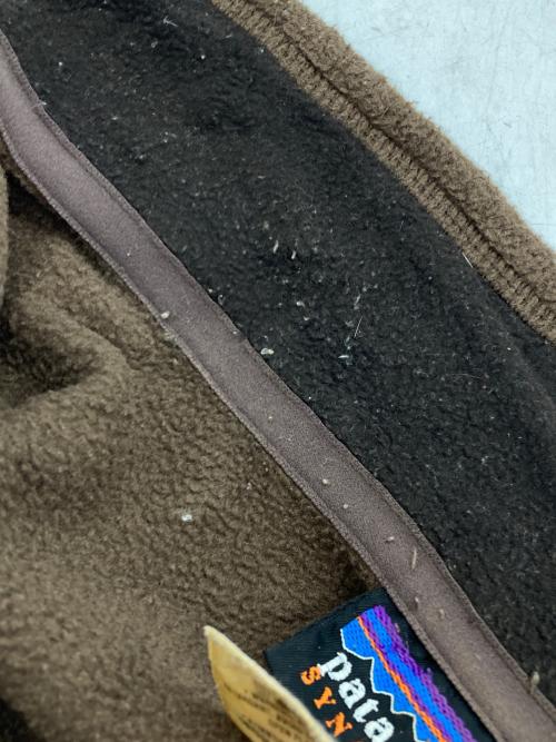 Patagonia（パタゴニア）Patagonia (パタゴニア) SYNCHILLA ハーフジップ フリースプルオーバー ブラウン サイズ:SIZE Sの古着・服飾アイテム