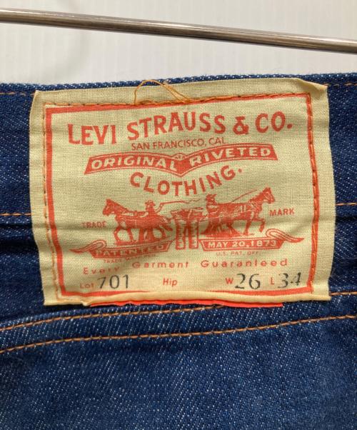 LEVI'S VINTAGE CLOTHING（リーバイス ビンテージ クロージング）LEVI'S VINTAGE CLOTHING (リーバイス ビンテージ クロージング) 701デニムパンツ インディゴ サイズ:SIZE 66cm (W26)の古着・服飾アイテム