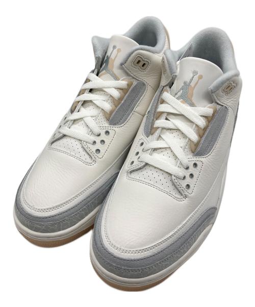 NIKE（ナイキ）NIKE (ナイキ) スニーカー　AIR JORDAN3 ホワイト サイズ:SIZE 28cm 未使用品の古着・服飾アイテム