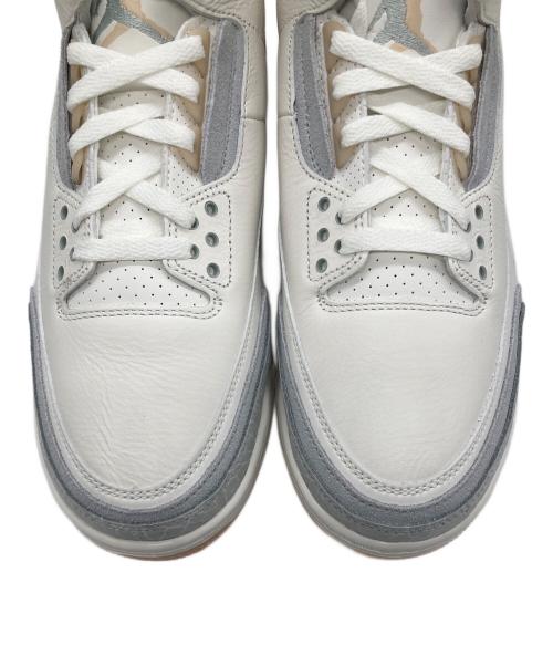 NIKE（ナイキ）NIKE (ナイキ) スニーカー　AIR JORDAN3 ホワイト サイズ:SIZE 28cm 未使用品の古着・服飾アイテム