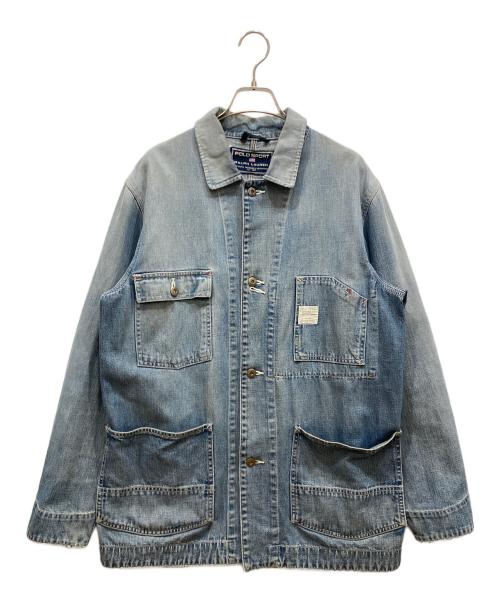 POLO SPORT（ポロスポーツ）POLO SPORT (ポロスポーツ) デニムカバーオール インディゴ サイズ:SIZE Mの古着・服飾アイテム