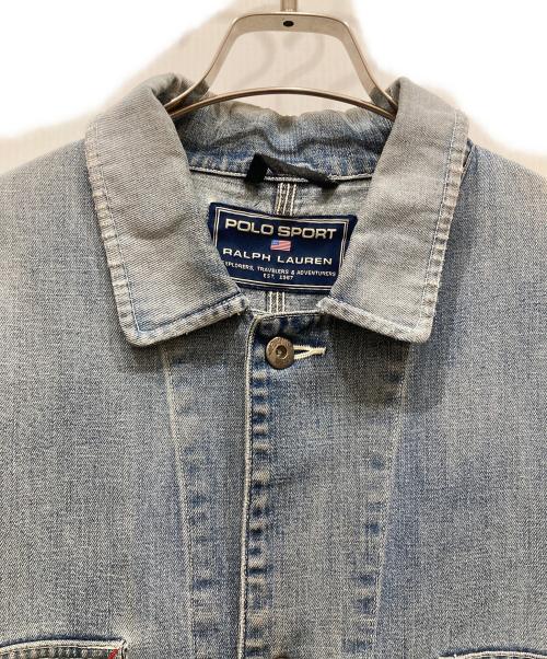POLO SPORT（ポロスポーツ）POLO SPORT (ポロスポーツ) デニムカバーオール インディゴ サイズ:SIZE Mの古着・服飾アイテム