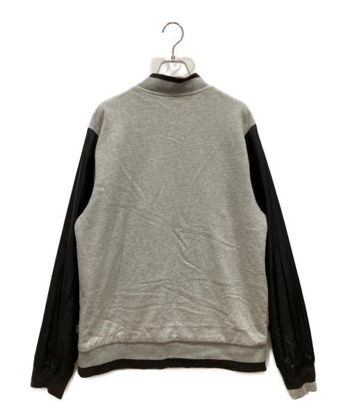 stussy（ステューシー）stussy (ステューシー) リバーシブルスウェットブルゾン グレー×ブラック サイズ:SIZE Lの古着・服飾アイテム