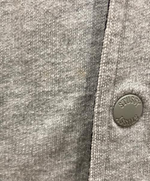 stussy（ステューシー）stussy (ステューシー) リバーシブルスウェットブルゾン グレー×ブラック サイズ:SIZE Lの古着・服飾アイテム