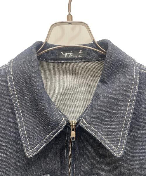 agnes b homme（アニエスベーオム）agnes b homme (アニエスベーオム) デニムジャケット インディゴ サイズ:SIZE 38の古着・服飾アイテム