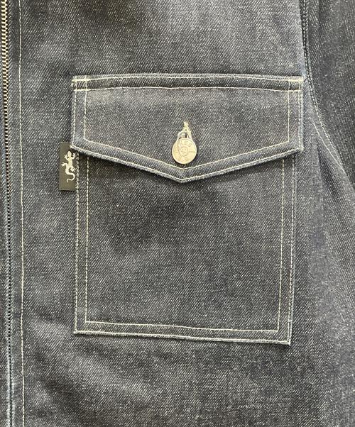 agnes b homme（アニエスベーオム）agnes b homme (アニエスベーオム) デニムジャケット インディゴ サイズ:SIZE 38の古着・服飾アイテム