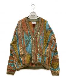 Coogi（クージー）の古着「3Dニットカーディガン」｜マルチカラー