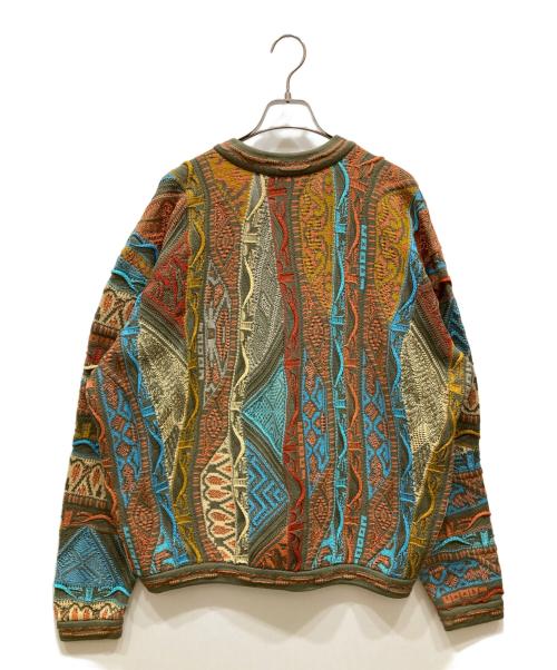 Coogi（クージー）Coogi (クージー) 3Dニットカーディガン マルチカラー サイズ:SIZE Mの古着・服飾アイテム