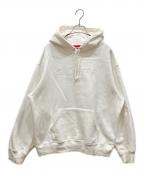 SUPREMEシュプリーム）の古着「Classic Logo Hooded Sweatshirt」｜ホワイト
