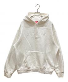 SUPREME（シュプリーム）の古着「Classic Logo Hooded Sweatshirt」｜ホワイト
