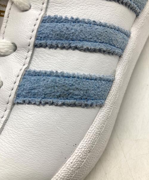 adidas（アディダス）adidas (アディダス) MCN HOOK SHOT FOURN ホワイト×ブルー サイズ:SIZE 25.5cmの古着・服飾アイテム