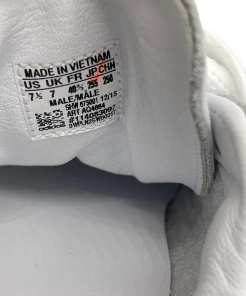 adidas（アディダス）adidas (アディダス) MCN HOOK SHOT FOURN ホワイト×ブルー サイズ:SIZE 25.5cmの古着・服飾アイテム