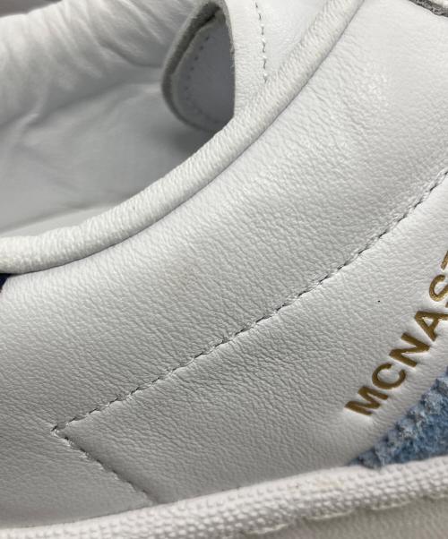 adidas（アディダス）adidas (アディダス) MCN HOOK SHOT FOURN ホワイト×ブルー サイズ:SIZE 25.5cmの古着・服飾アイテム