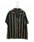 stussy（ステューシー）の古着「リネンオープンカラーシャツ」｜ブラック