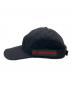 GUCCI (グッチ) ウェブ ストライプ GG ベースボールキャップ ブラック サイズ:SIZE XL：18000円