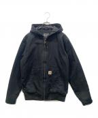 CarHarttカーハート）の古着「Washed Duck Insulated Active Jacket」｜ブラック