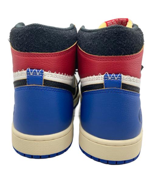 NIKE（ナイキ）NIKE (ナイキ) FRAGMENT DESIGN (フラグメントデザイン) UNION (ユニオン) Air Jordan 1 High OG ホワイト×ブルー×レッド サイズ:SIZE 29cm 未使用品の古着・服飾アイテム