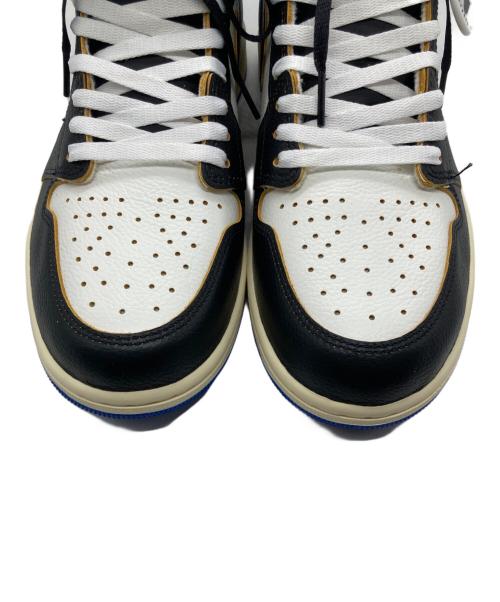 NIKE（ナイキ）NIKE (ナイキ) FRAGMENT DESIGN (フラグメントデザイン) UNION (ユニオン) Air Jordan 1 High OG ホワイト×ブルー×レッド サイズ:SIZE 29cm 未使用品の古着・服飾アイテム