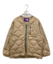 THE NORTHFACE PURPLELABEL（ザ・ノースフェイス パープルレーベル）の古着「Field Down Cardigan」｜ベージュ